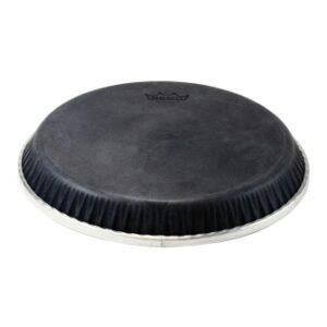 Conga Drumhead, Symmetry, 10.75“ D2, Skyndeep, 'black Calfskin' Graphic