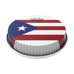 Bongo Drumhead, R-series, 7.15“, Skyndeep, ”puerto Rican Flag“ Graphic