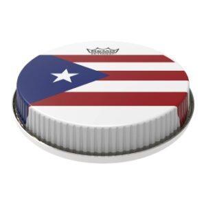 Bongo Drumhead, R-series, 9.00“, Skyndeep, ”puerto Rican Flag“ Graphic