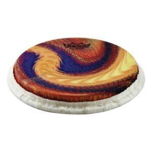 Bongo Drumhead, Tucked, 9“, Skyndeep, ”serpentine Day“ Graphic