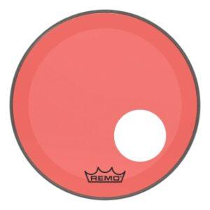 Bass, Powerstroke 3, Colortone, 18“ Diameter, Red, 5” Offset Hole