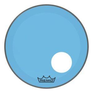 Bass, Powerstroke 3, Colortone, 20“ Diameter, Blue, 5” Offset Hole