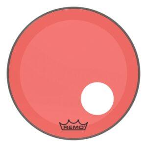 Bass, Powerstroke 3, Colortone, 20“ Diameter, Red, 5” Offset Hole