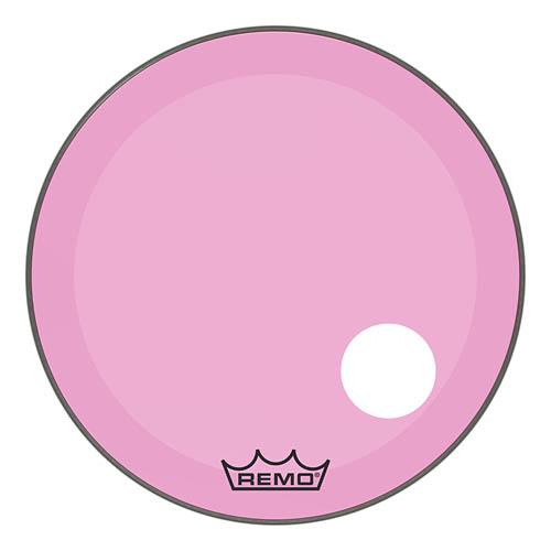 Powerstroke® P3 Colortone™ Pink Skyndeep® Drumhead with 5″ Offset Hole - Image 2