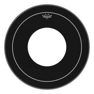 Bass, Pinstripe, Ebony, 22“ Diameter, Center Hole