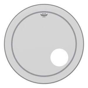 Bass, Powerstroke 3, Coated, Smooth White, 26“ Diameter, 5.25” Offset Hole