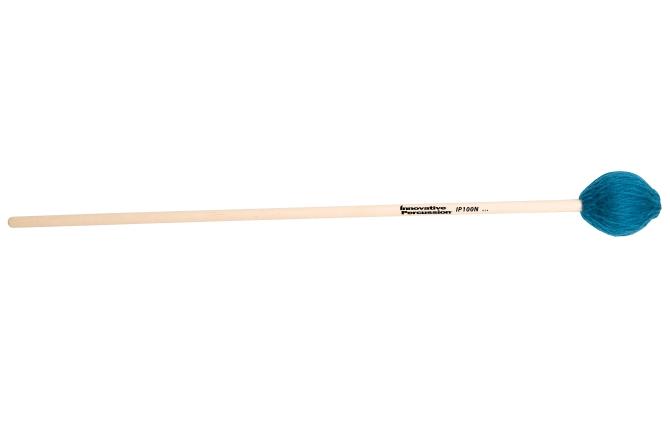Soft Marimba Mallets - Teal Yarn - Natural Birch