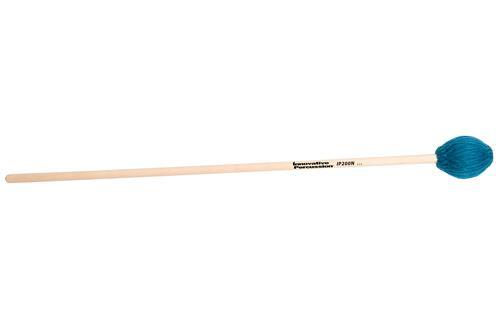 Medium Soft Marimba Mallets - Teal Yarn - Natural Birch - Image 2