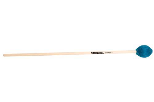 Medium Marimba Mallets - Teal Yarn - Natural Birch - Image 2