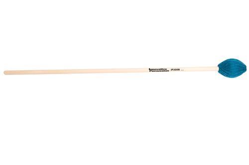 Medium Hard Marimba Mallets - Teal Yarn - Natural Birch - Image 2