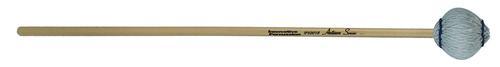 Soft Marimba Mallets - Light Gray Yarn - Rattan - Image 2