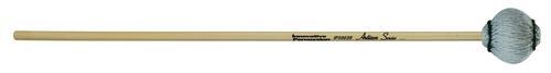 Medium Marimba Mallets - Light Gray Yarn - Rattan - Image 2