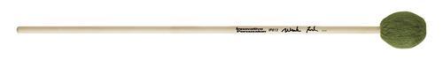 Strong Legato Medium Hard Marimba Mallets - Green Yarn - Birch - Image 2