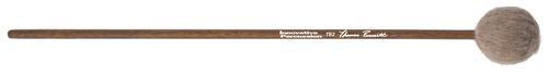 Medium Soft Marimba Mallets - Mocha Yarn - Walnut Stained Birch - Image 2