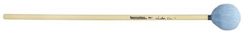 Bass Marimba Mallets - Sky Blue Yarn - Rattan - Image 2