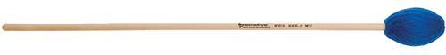 Medium Marimba Mallets - Electric Blue Yarn - Birch - Image 2