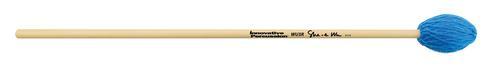 Medium Marimba Mallets - Electric Blue Yarn - Rattan - Image 2