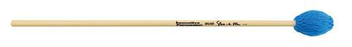 Medium Hard Marimba Mallets - Electric Blue Yarn - Rattan - Image 2