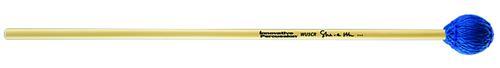 Hard Concerto Marimba Mallets - Electric Blue Bamboo Cord - Rattan - Image 2