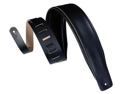 Genuine Leather Guitar Strap – Black