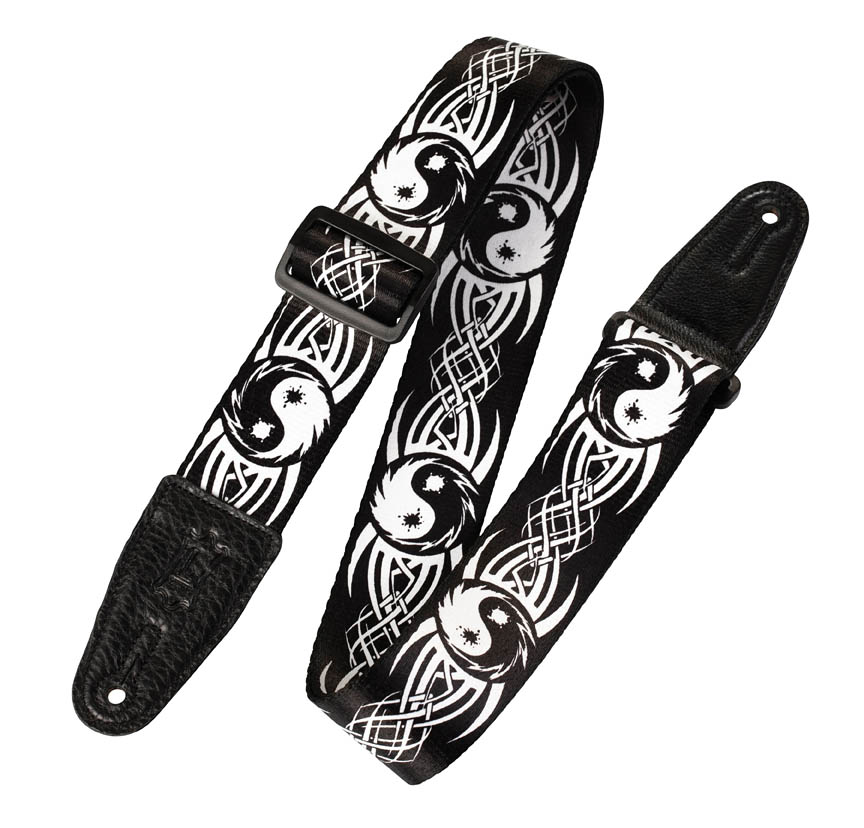 Polyester Guitar Strap – Tribal Ying Yang