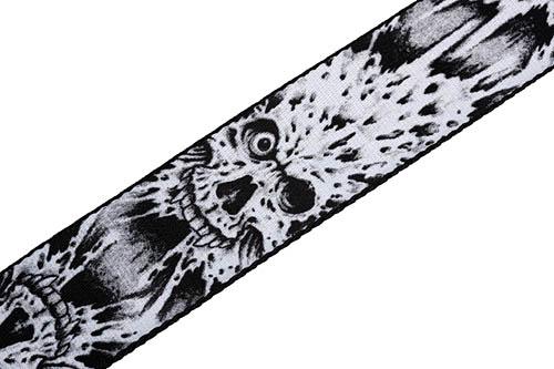Polyester Guitar Strap – Zombie Skull - Image 2