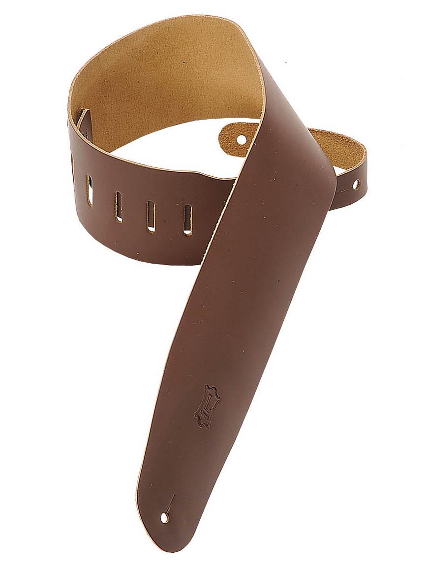 Genuine Leather Bass Strap – Brown