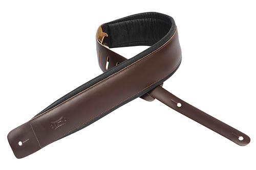 Geniune Leather Guitar Strap – Dark Brown - Image 2