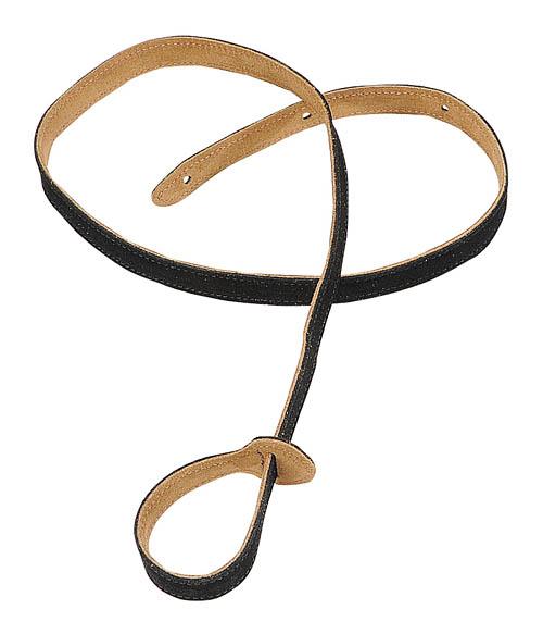 Suede Mandolin Strap – Black - Image 2
