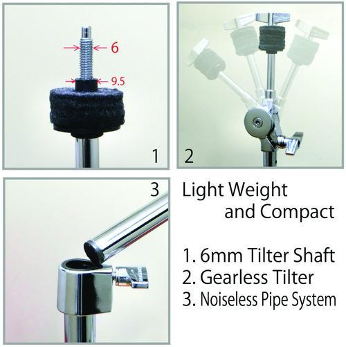 Jeff Hamilton Model Flat Base Cymbal Stand - Image 8