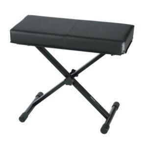 Frameworks Standard Black Keyboard Bench with Deluxe Seat
