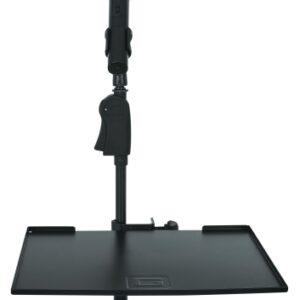 Gator Frameworks Large Microphone Stand Clamp-on Utility Shelf, Capacity Up To 10lbs.