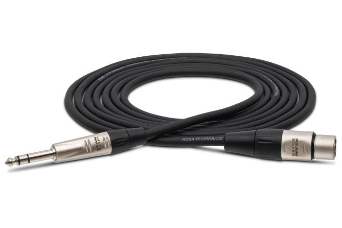 Hosa HXS-010 Pro Balanced Interconnect, REAN XLR3F to 1/4 in. TRS, 10 ft.
