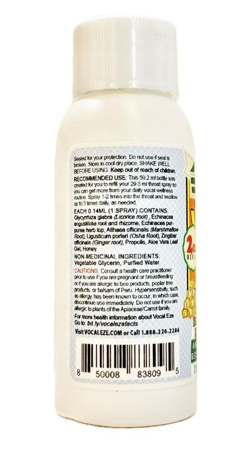 Vocal Eze Throat Spray 2oz. Refill - Image 4