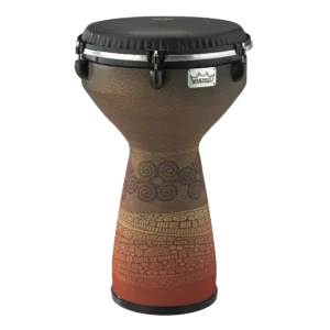 Djembe, Flareouto, Key-tuned, 13“ X 24”, Black Suedeo Symmetry Drumhead, Contour Tuning