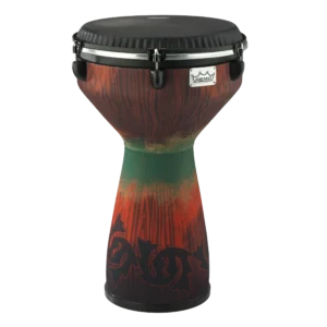 Djembe, Flareouto, Key-tuned, 13“ X 24”, Black Suedeo Symmetry Drumhead, Contour Tuning