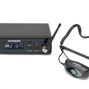 Samson AirLine 99 Wireless Fitness Headset System With Qe Fitness Mic (ah9-Qe/cr99) - D Band