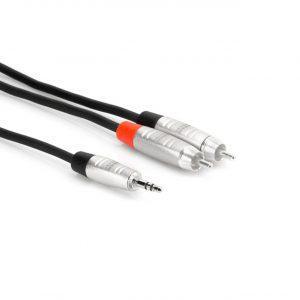 Stereo Breakout, 3.5 mm TRS to Dual RCA, 10 ft.