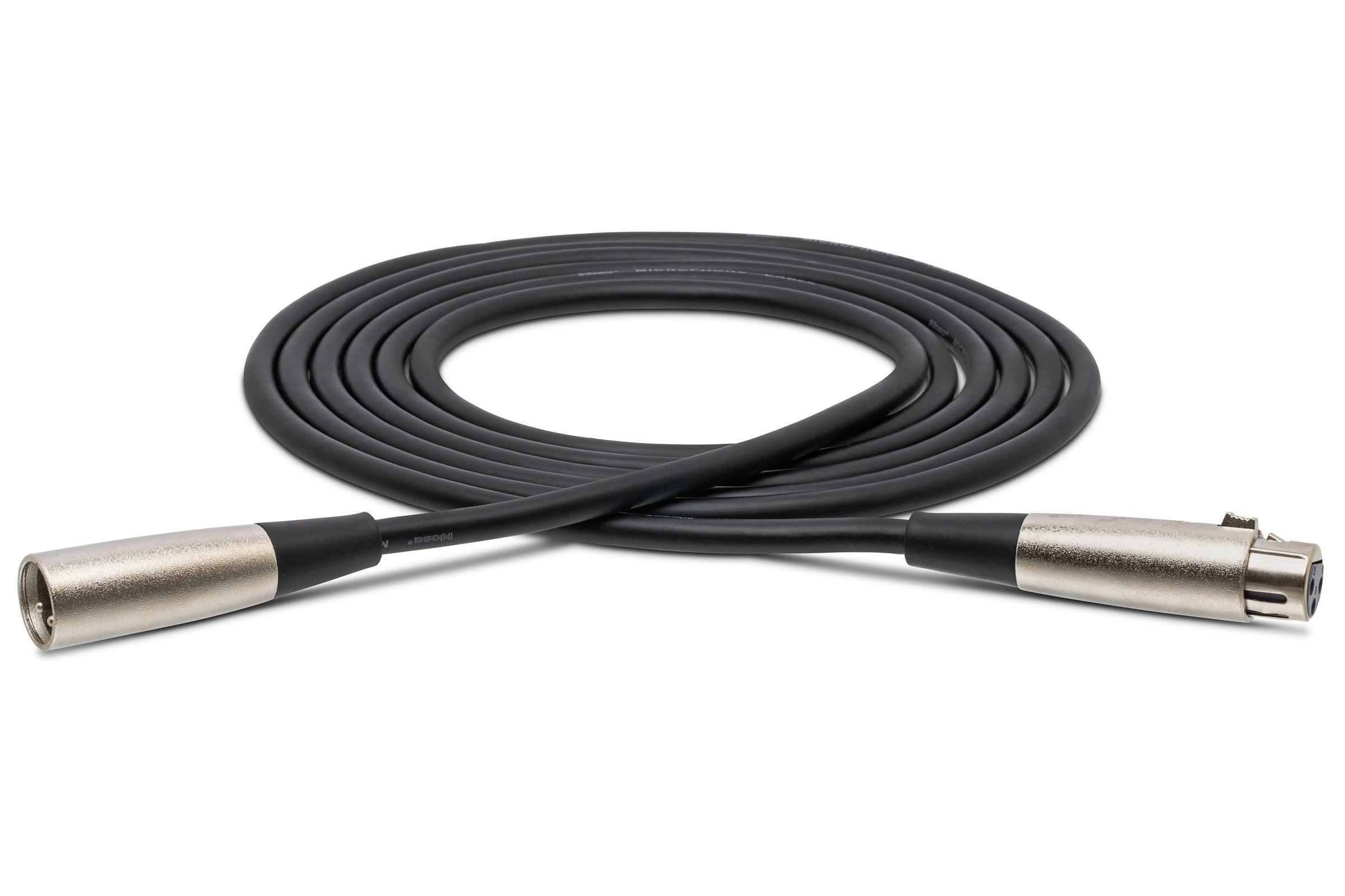 Microphone Cable, Hosa XLR3F to XLR3M, 25 ft.
