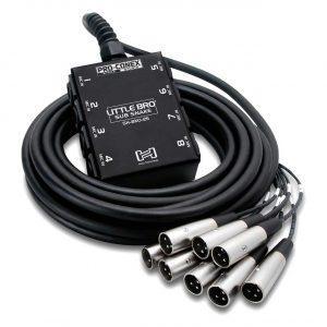 Little Bro' Sub Snake, 8 x XLR Sends and No Returns, 25 ft.