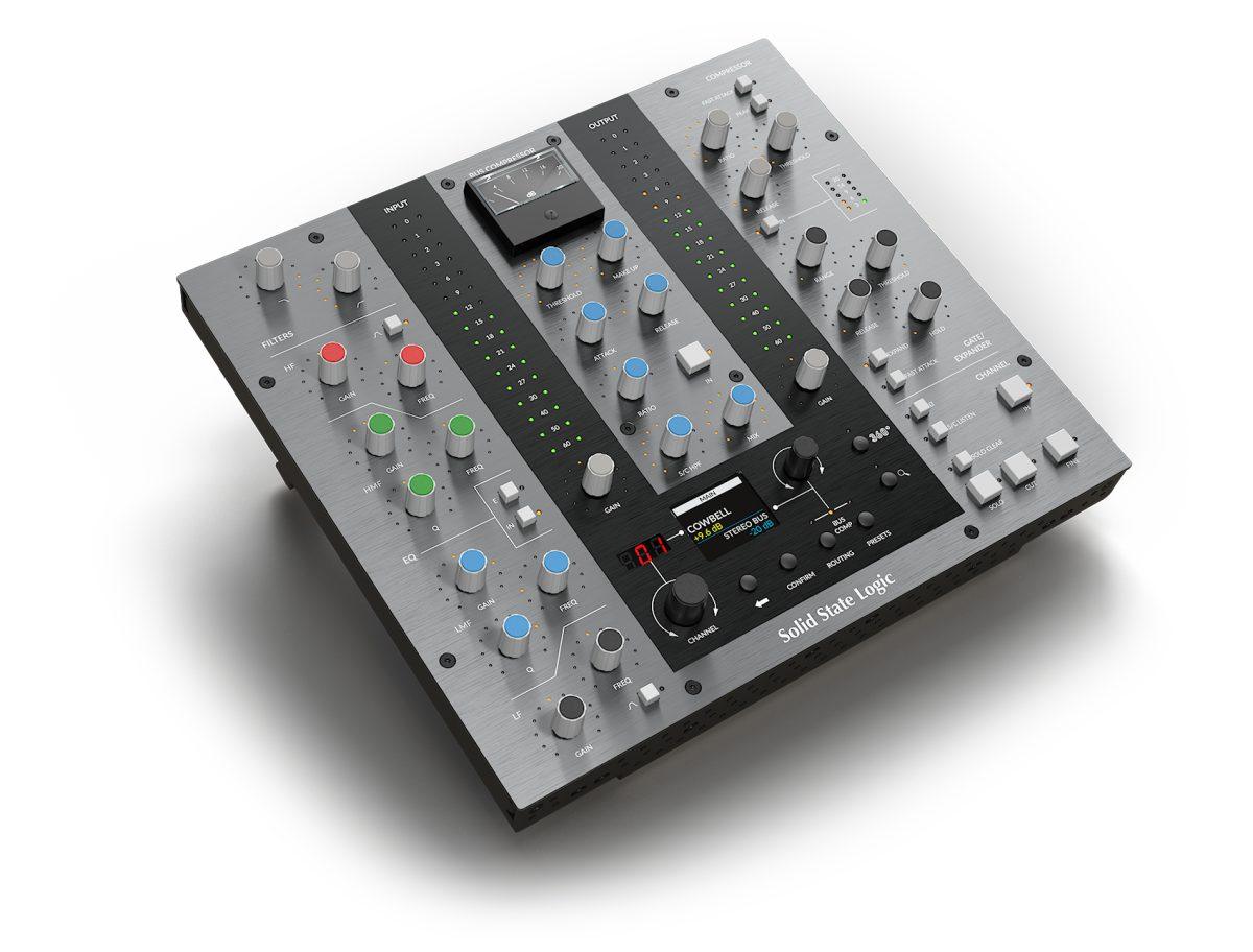 Solid State Logic UC1 advanced plug-in controller - three-quarter view