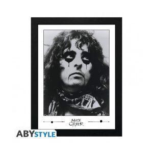 Alice Cooper – Early Alice Cooper Black and White Framed Print