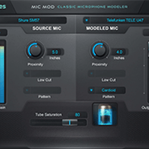 Antares Mic Mod current classic microphone modeler interface