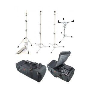 Canopus Light Weight Hardware Pack with Bag, Two Cymbal Stands, Snare, Hi Hat Stands