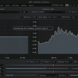 APU Loudness Contour product interface