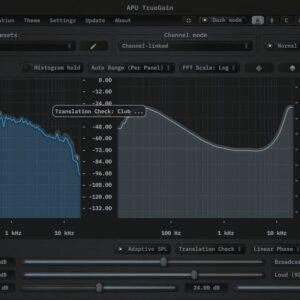 APU TrueGain product interface