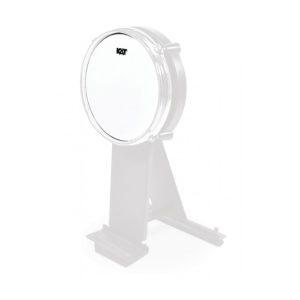 Single Zone Bass Pad, 8in Wht, Logo Head
