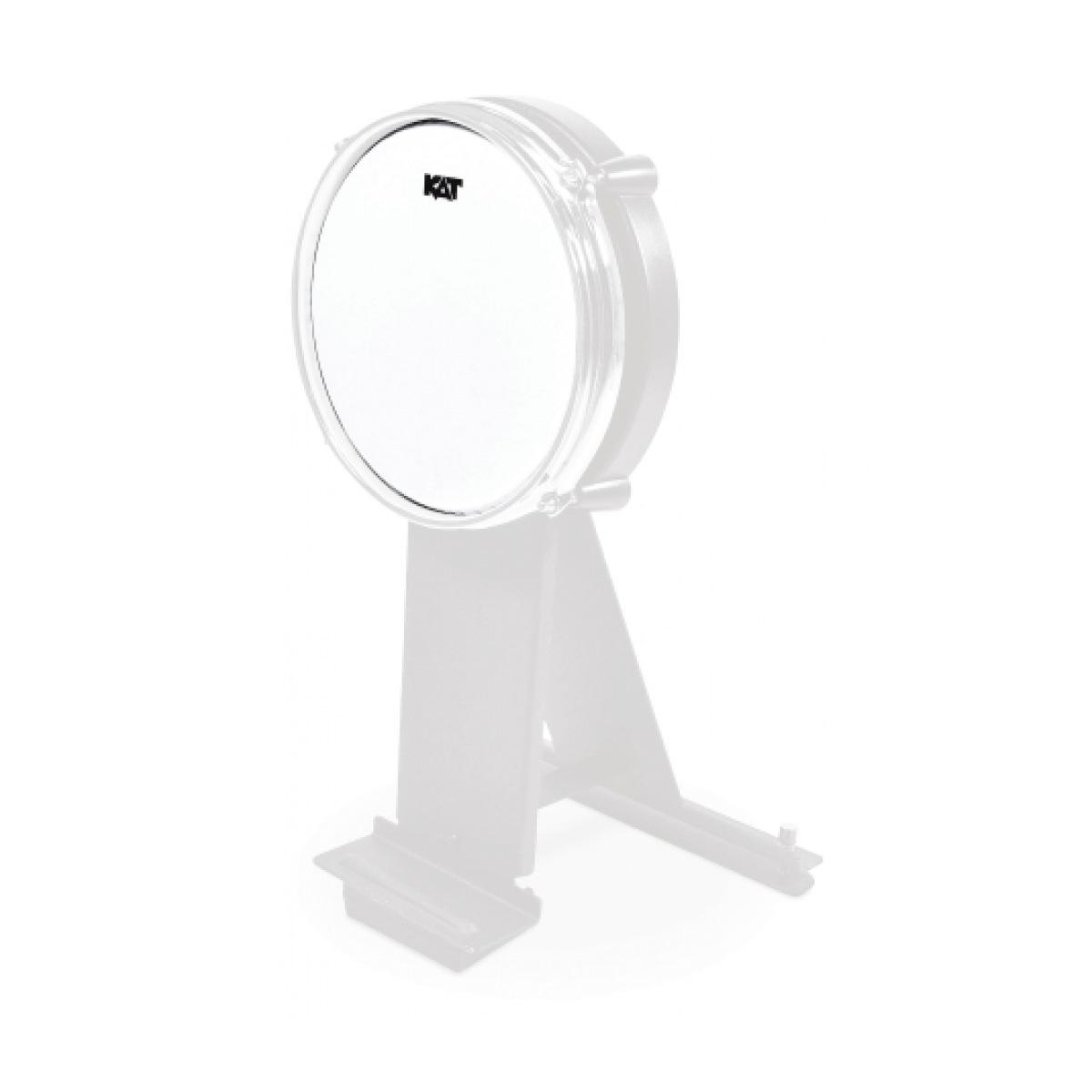 Single Zone Bass Pad, 8in Wht, Logo Head
