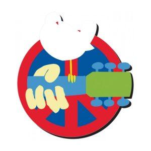 Woodtsock (Guitar/Dove) – Chunky Magnet