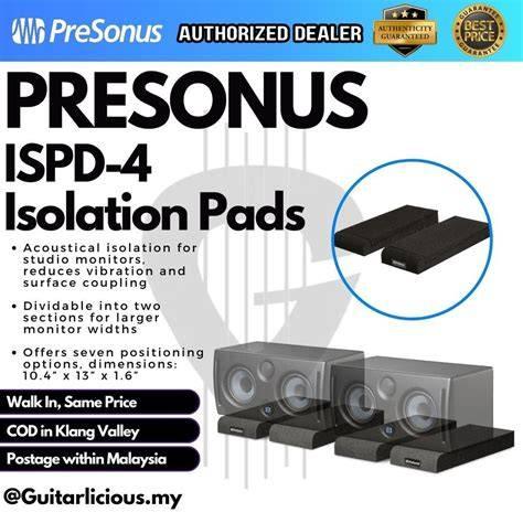PreSonus ISPD-4 Studio Monitor Isolation Pads (Pair, B-Stock)